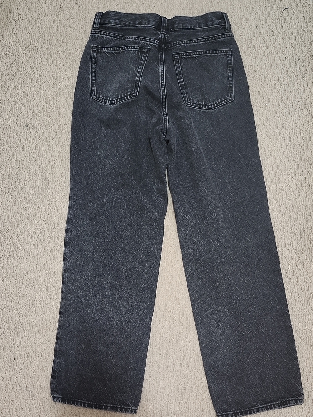 GU (UNIQLO Japan) Black/Grey High-Waist Jeans, Size 25 Waist, EUC 👖 (Worn Once) - Picture 6 of 12